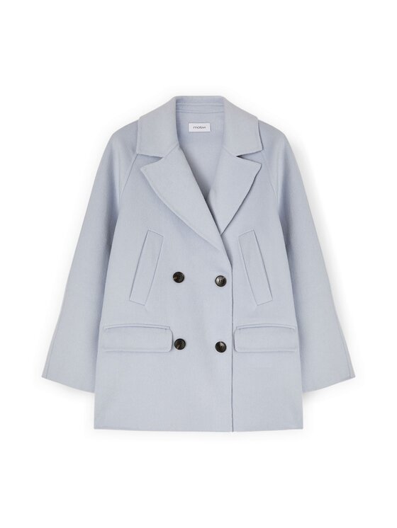 Motivi Motivi Cappotto invernale 0002W000125N004 Turchese Over Fit