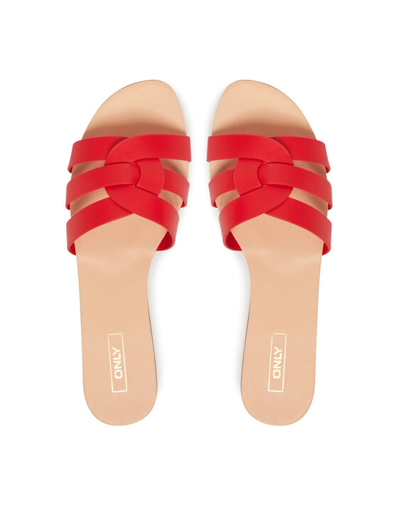 ONLY Shoes ONLY Shoes Papucs Onlfeli 4 15319426 Piros