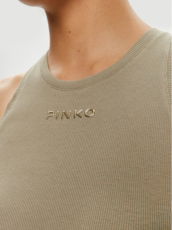 PINKO Pinko Τοπ Distinto 100822 A15E Πράσινο Slim Fit
