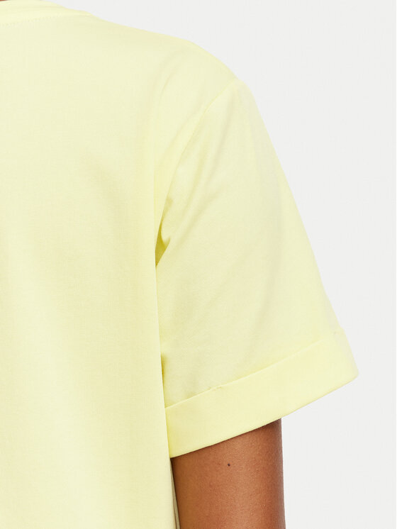 Liu Jo Sport Liu Jo Sport T-särk TA6163 JS003 Helekollane Regular Fit