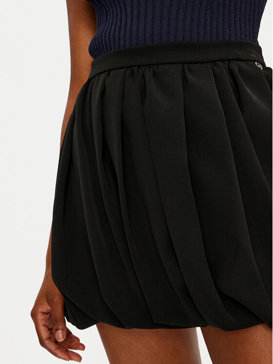 Please Please Fustă mini G0MJCSI000 Negru Regular Fit