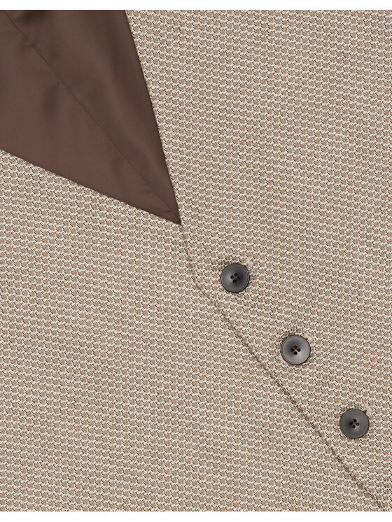 Borgio Borgio Kamizelka platania Khaki Slim Fit
