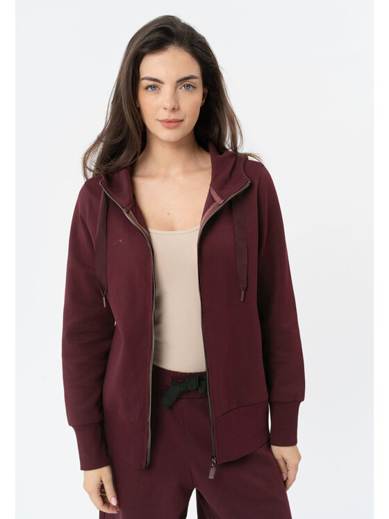 Volcano Volcano Bluza B-ALEXA Fioletowy Regular Fit