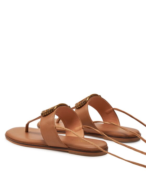 TWINSET TWINSET Sandali 241TCP220 Rjava