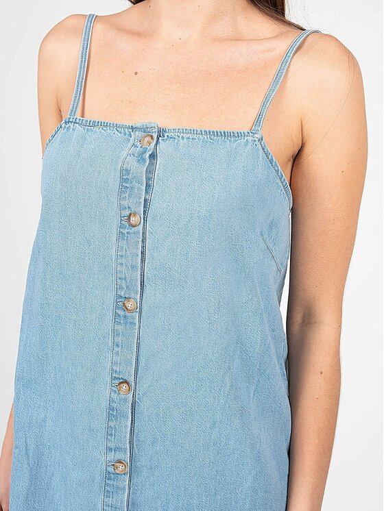 Pepe Jeans Pepe Jeans Každodenní šaty PL953068 | Sunny Modrá Regular Fit