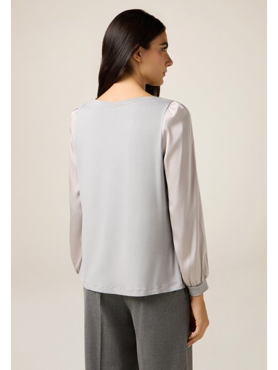 Oltre Oltre T-shirt G065J004610N013 Grigio Regular Fit