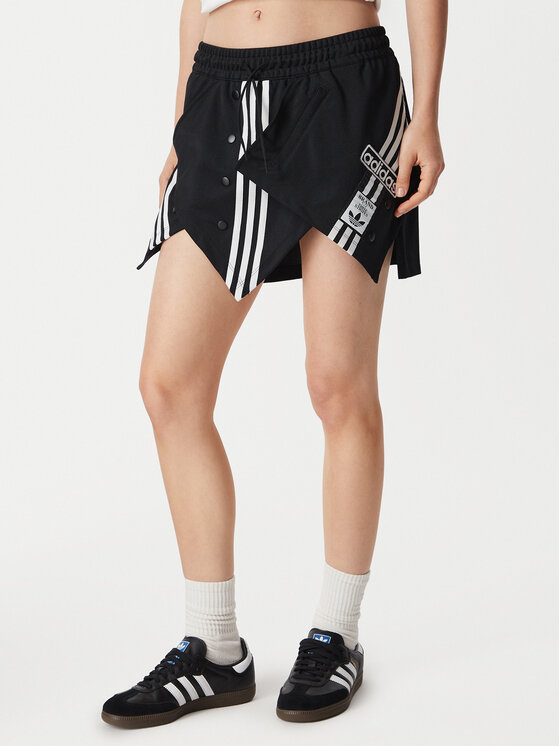adidas Fustă mini Reconstructed Adibreak KS4165 Negru Regular Fit