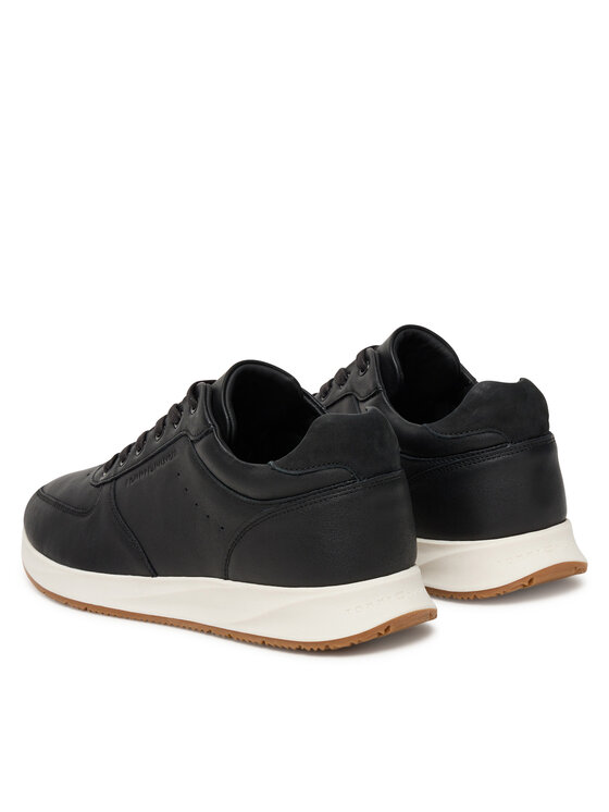 Tommy Hilfiger Tommy Hilfiger Tenisice Premium Leather Hybrid FM0FM05700 Crna