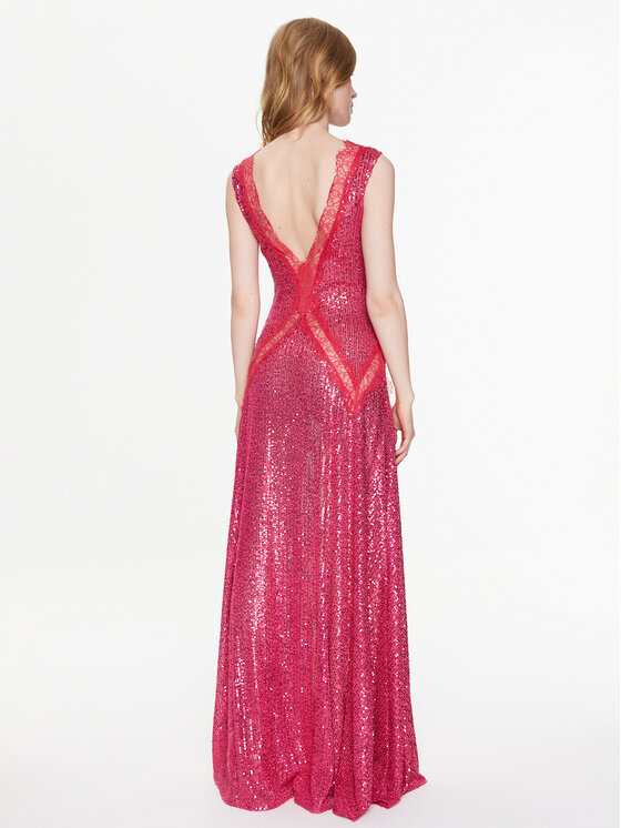 Elisabetta Franchi Elisabetta Franchi Abendkleid AB-366-32E2-V740 Rosa Regular Fit