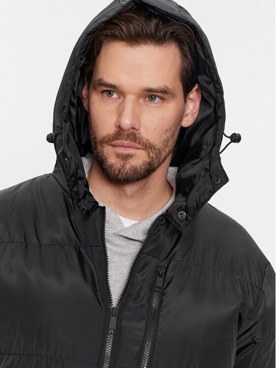 Brave Soul Brave Soul Зимно яке MJK-EARL Черен Regular Fit