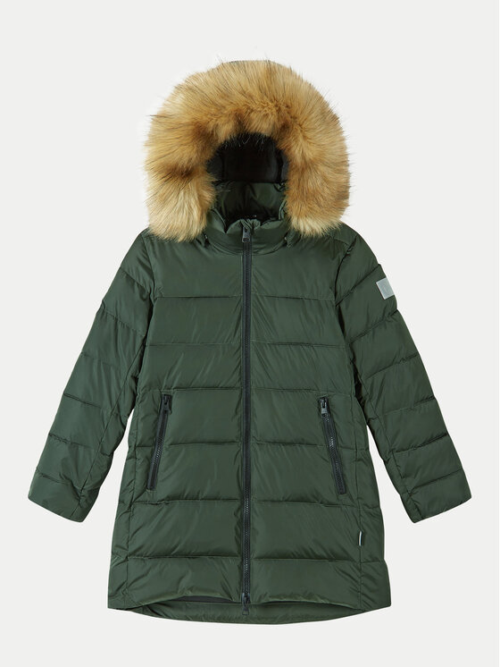 Reima Reima Žieminė striukė Lunta 5100108B Žalia Regular Fit