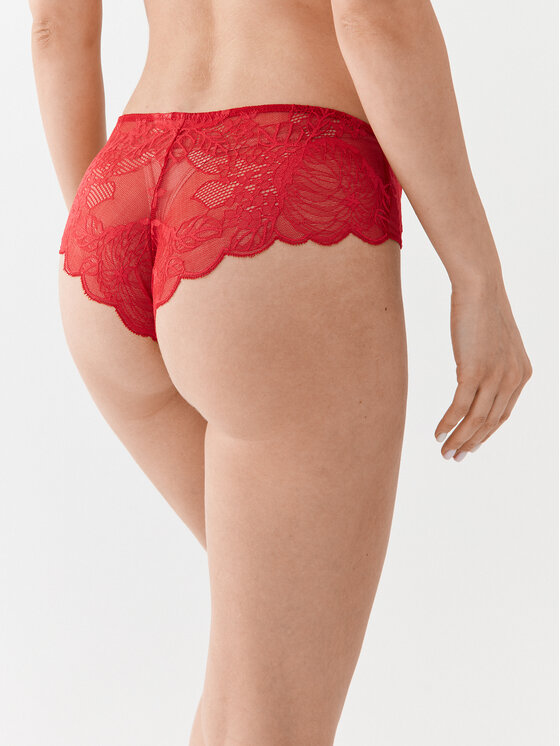 Chantelle Chantelle Figi brazylijskie Midnight Flowers C12N40 Czerwony