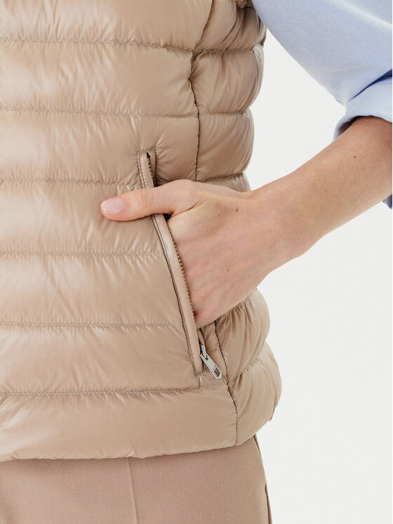 Tommy Hilfiger Tommy Hilfiger Varrukateta jakk WW0WW45499 Beež Regular Fit