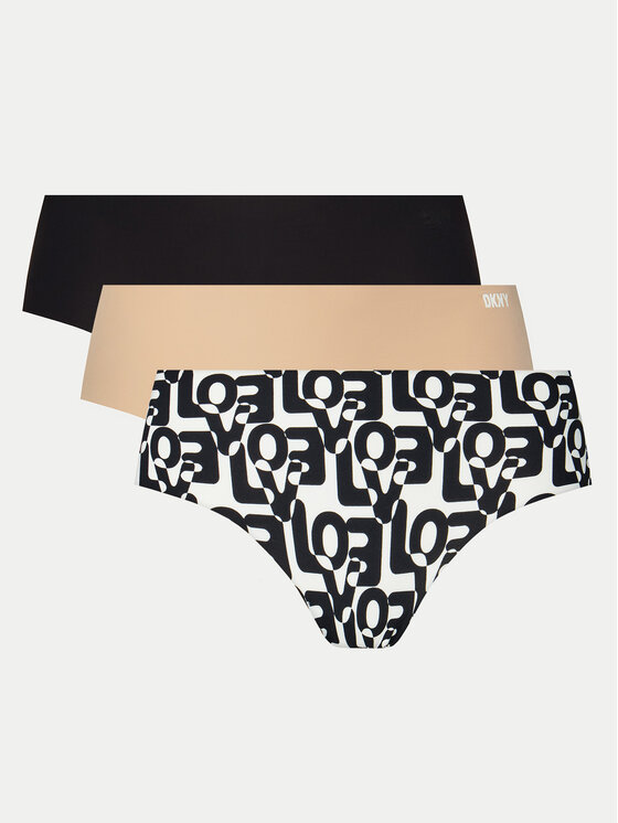DKNY DKNY Set od 3 para klasičnih gaćica DK5028BP3 Šarena
