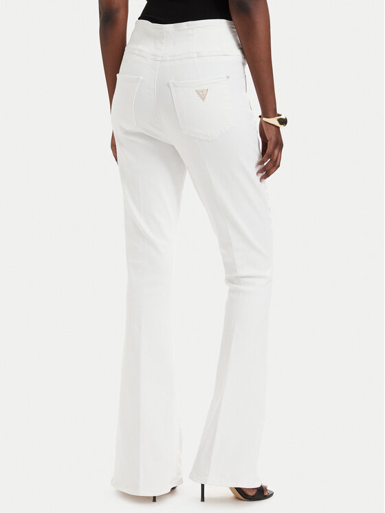 Guess Guess Τζιν W6GA14 D0857 Κρεμ Slim Fit
