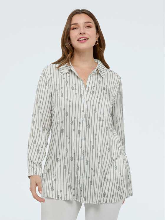 Fiorella Rubino Fiorella Rubino Koszula 5089T001463N0S1 Biały Regular Fit