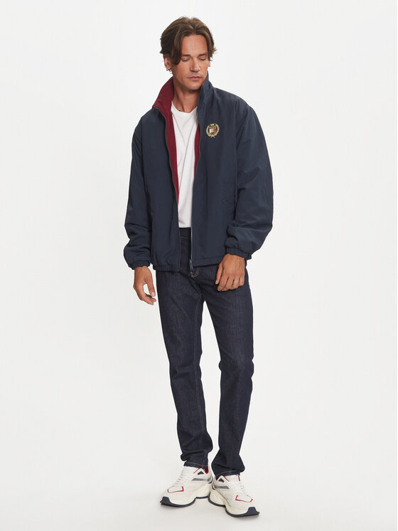 Tommy Jeans Tommy Jeans Átmeneti kabát DM0DM19643 Sötétkék Regular Fit