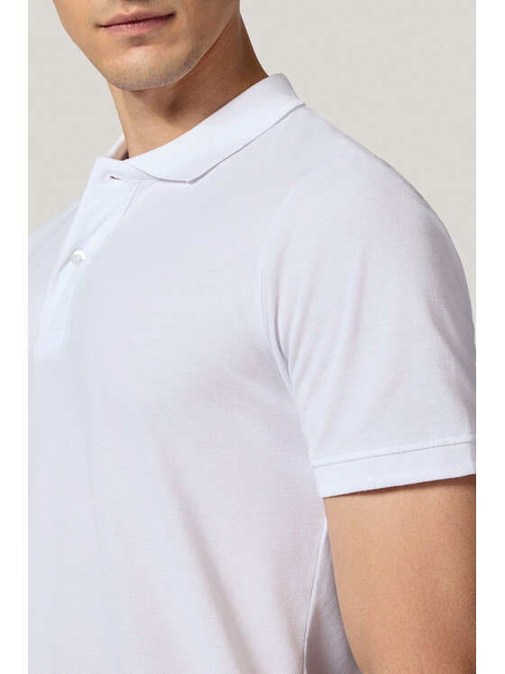 Próchnik Próchnik Polo PM5 PO073125000015 Biały Regular Fit