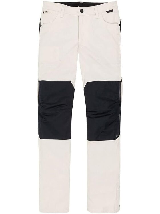 Wrangler Wrangler Spodnie materiałowe REINFORCED SOFTSHELL PANT Biały Regular Fit
