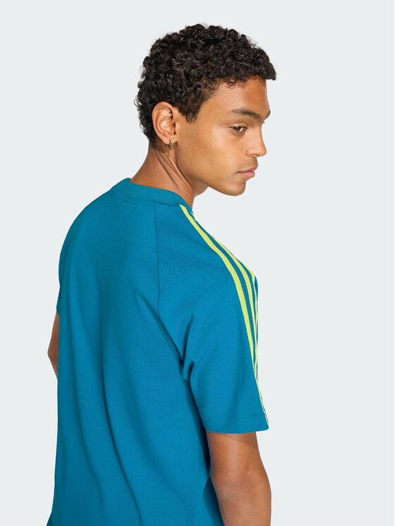 adidas adidas Koszulka techniczna 161936 Niebieski jasny Slim Fit