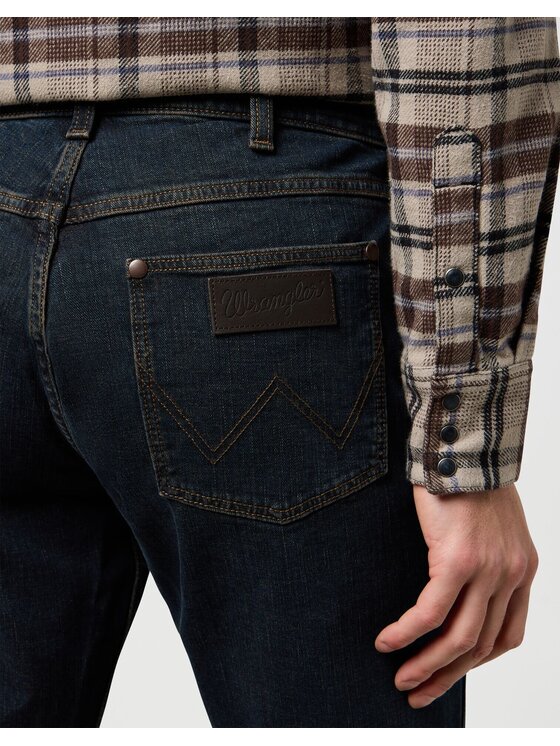 Wrangler Wrangler Jeansy GREENSBORO Czarny Straight Leg