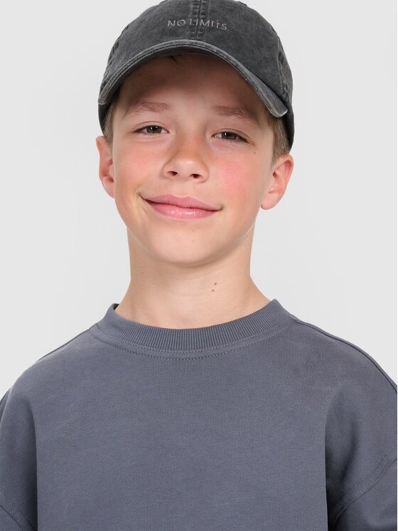 4F 4F Felpa 4FJRAW25TSWSM2448-22S Nero Oversize