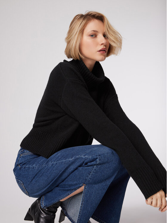 Simple Simple Ζιβάγκο SWD513-01 Μαύρο Relaxed Fit