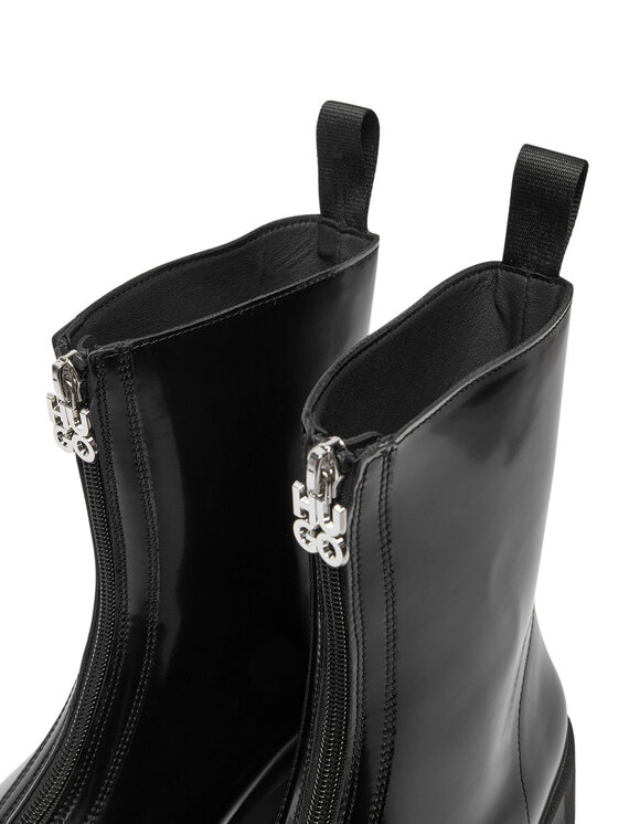 HUGO Hugo Botine Kris_Zipbootie_Brpu 50529837 Negru