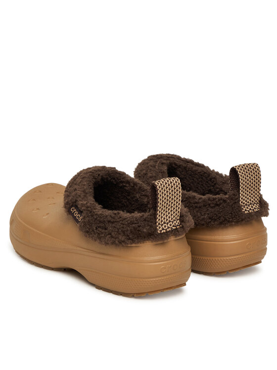 Crocs Crocs Plätud Classic Lined Shorty 211380 Pruun
