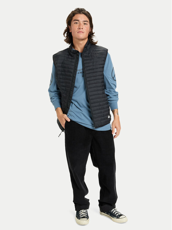 Quiksilver Quiksilver Жилет Scaly Sleeveless EQYJK04191 Чорний Regular Fit