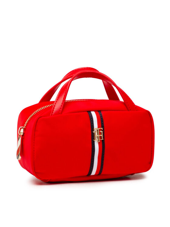 Tommy Hilfiger Kosmetiktasche Poppy Make Up Case Corp AW0AW11613 Rot Modivo