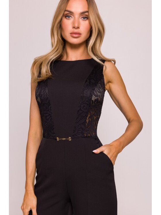 Made of Emotion Made of Emotion Kombinezon M866 Czarny Premium Fit