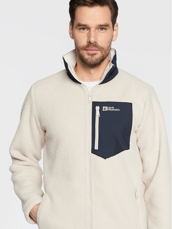Jack Wolfskin Jack Wolfskin Felpa Kingsway 1709002 Beige Regular Fit