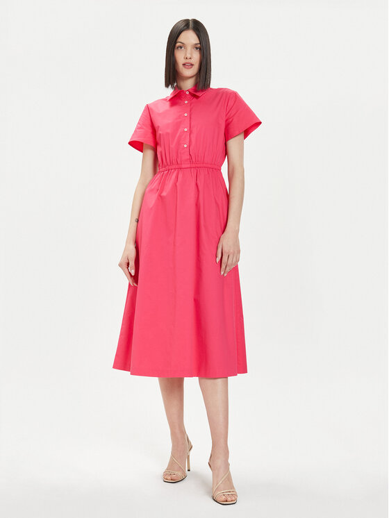 United Colors Of Benetton Rochie de zi 4NICDV08D Roz Regular Fit