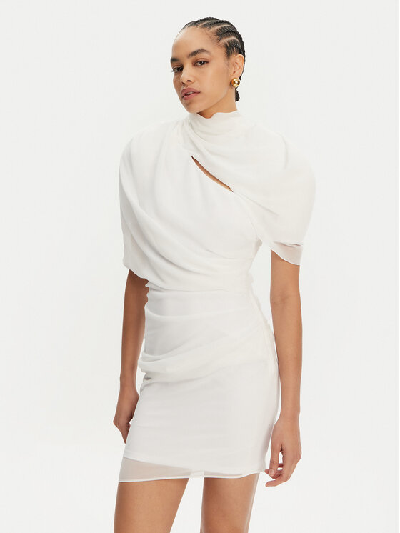 JACQUEMUS JACQUEMUS Rochie cocktail 24H251DR130-1555 Alb Regular Fit