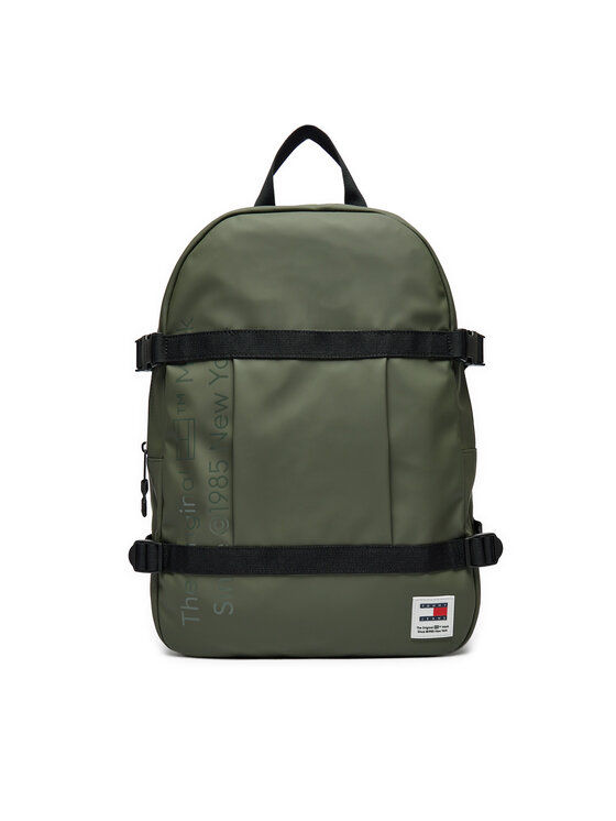 Pánský Batoh Tommy Jeans, Barva: Khaki, Tjm Daily + Dome Backpack AM0AM12406