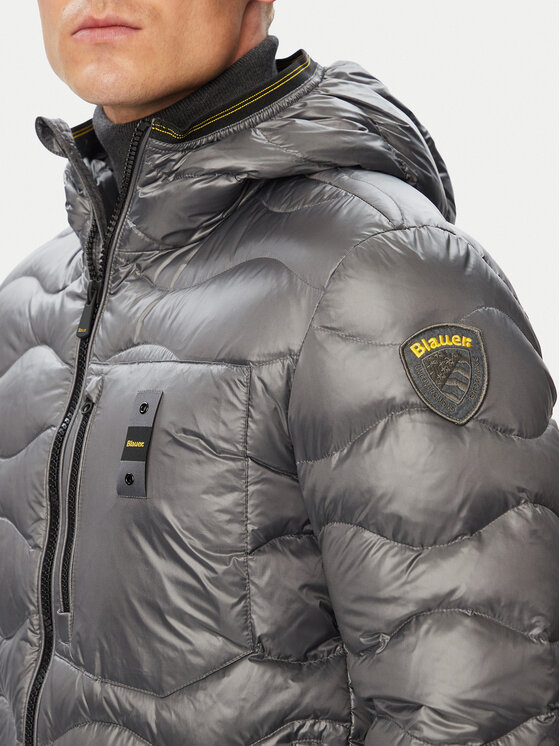 Blauer Blauer Pūkinė striukė Wave 26WBLUC03064 Pilka Regular Fit