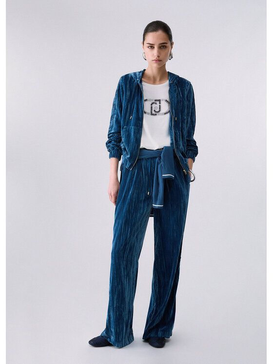 Liu Jo Liu Jo Pantaloni di tessuto TF6099T094AX0778 Azzurro chiaro Regular Fit