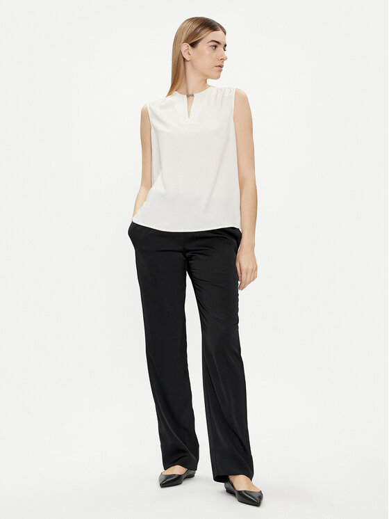 Calvin Klein Calvin Klein Pantaloni din material K20K206662 Negru Regular Fit
