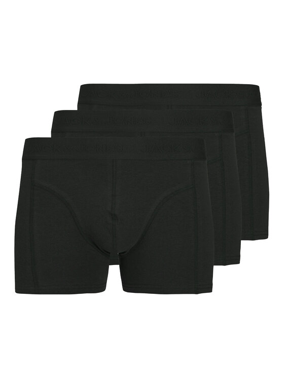 Jack&Jones Jack&Jones Set od 3 para bokserica Ordinary 12275575 Crna