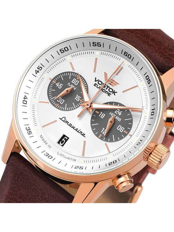 Vostok Europe Vostok Europe Zegarek VK64-560B692 Brązowy