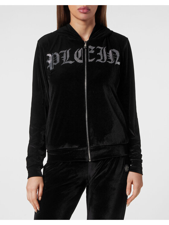 PHILIPP PLEIN PHILIPP PLEIN Bluza 9627 Czarny Regular Fit
