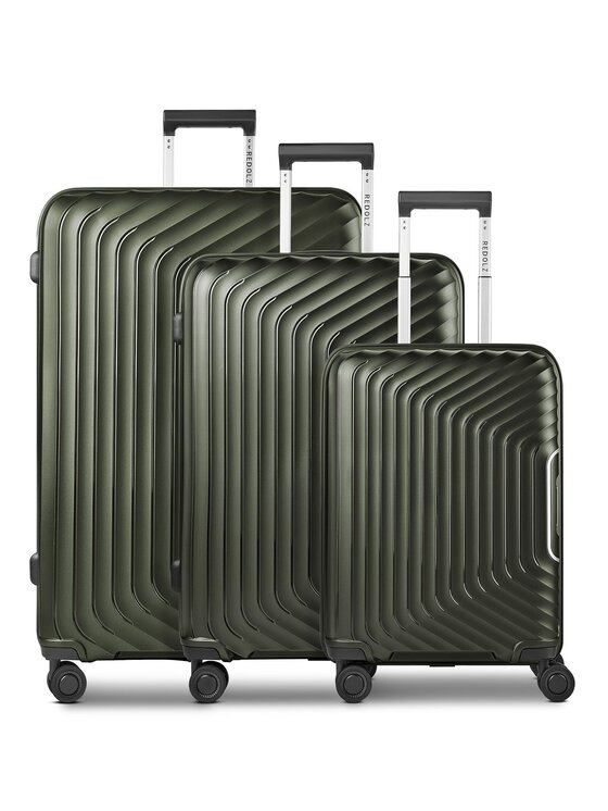 Redolz Redolz Komplet walizek 334688 Zielony