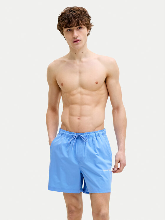 Jack & Jones Jack & Jones Szorty kąpielowe Maui Norrebro 12291434 Błękitny Regular Fit