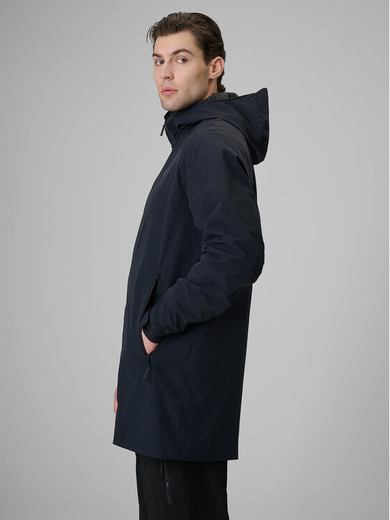 4F 4F Parka EVERYDAY ACTIVE Czarny Regular Fit