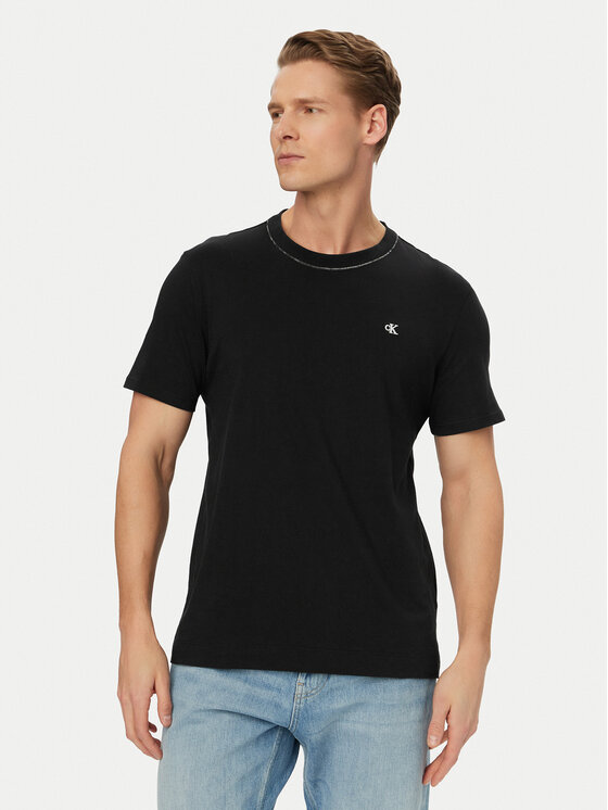 Calvin Klein Tricou LV04LF223G Negru Regular Fit