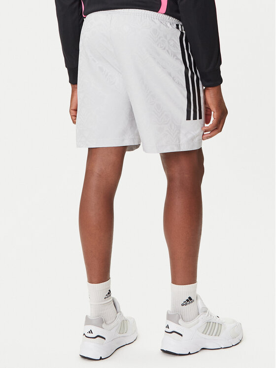 adidas adidas Szorty sportowe Common Goal JW0239 Szary Regular Fit