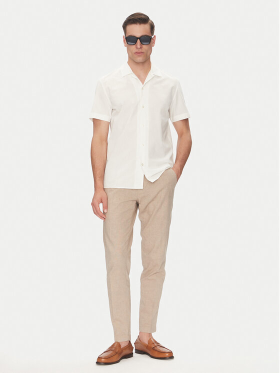 Baldessarini Baldessarini Srajca B3 76001.3703 Bela Regular Fit