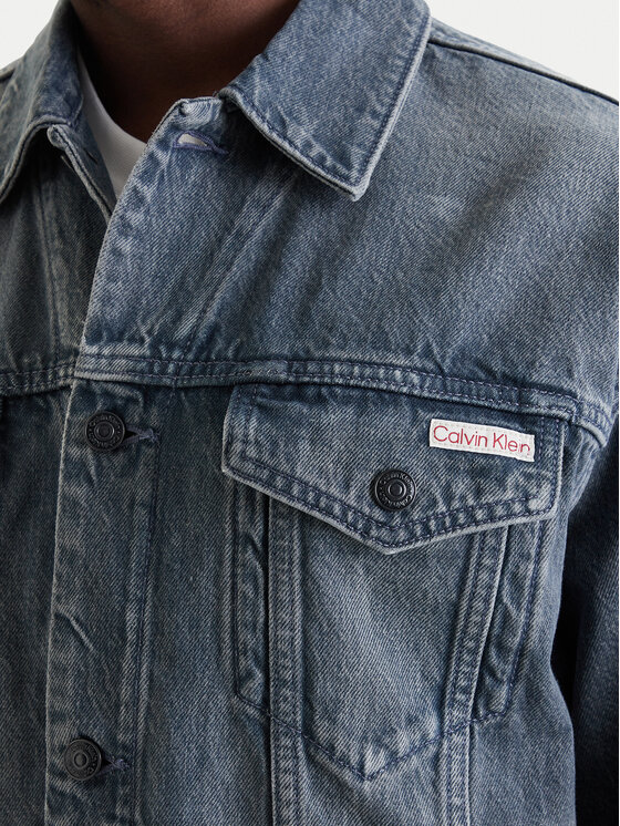 Calvin Klein Jeans Calvin Klein Jeans Дънково яке 90s LV04RF723G Сив Regular Fit