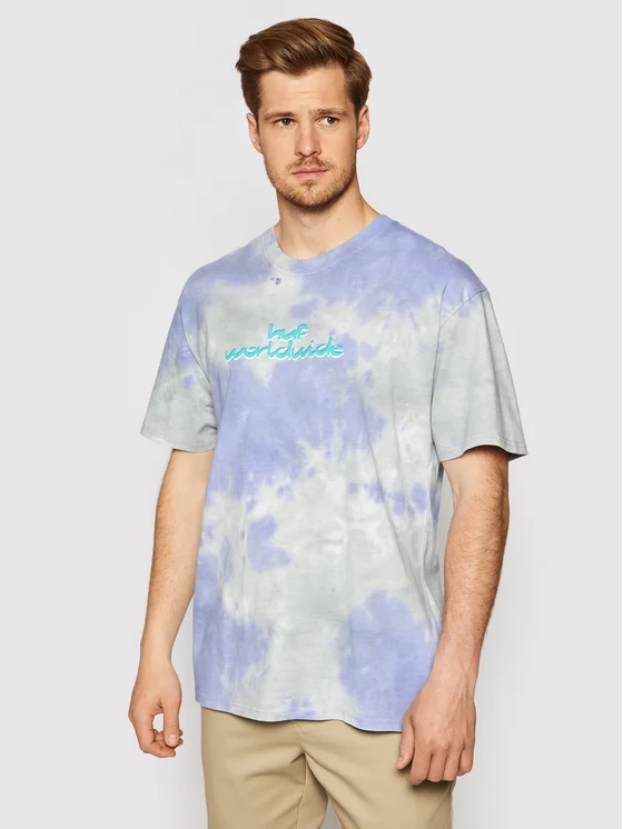HUF T-Shirt Chemistry TS01379 Violett Regular Fit